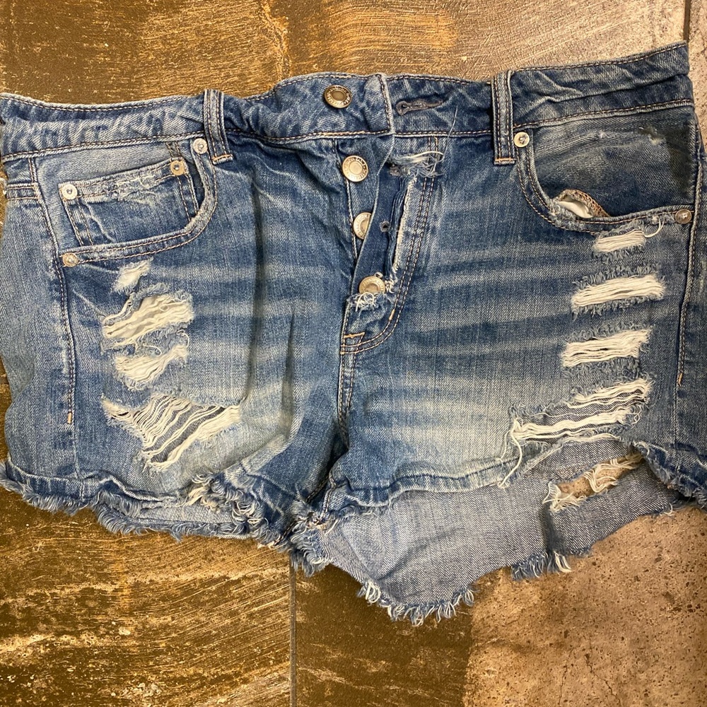 American Eagle Outfitters Blue Denim Shorts